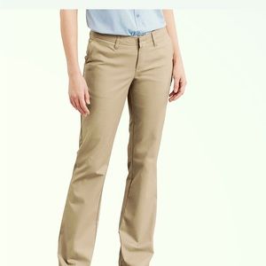 Dickies khaki Women’s Jr’s slacks uniform pants